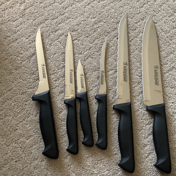 Kitchen New Jahenckels Everedge Knife Set With Wooden Block Poshmark